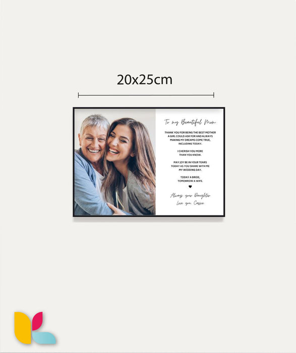 Aluminum photo frame