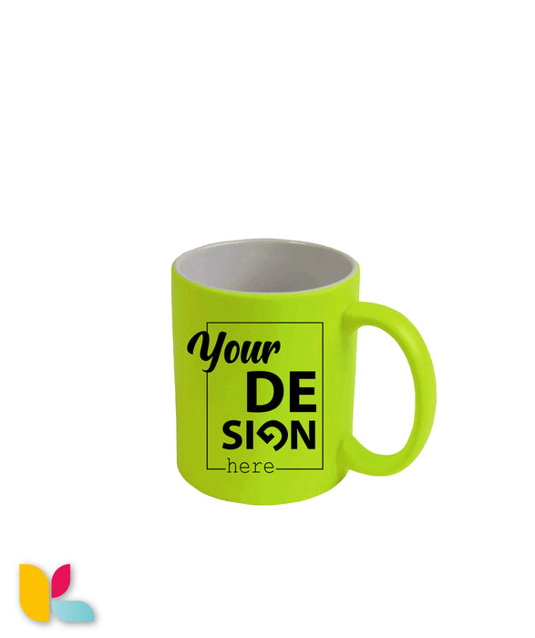 Mug fluorescent à personnaliser