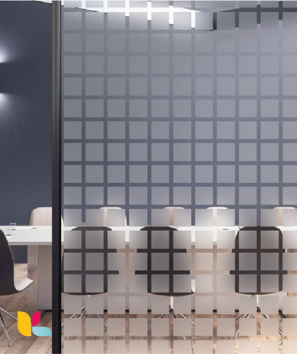 Film décoratif Reflectiv INT450 – Design carré moderne