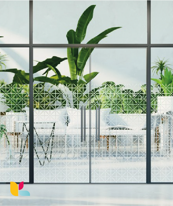 Film Décoratif INT930 - Motif Géométrique Élégant