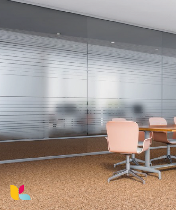 Film décoratif pour vitrage INT560 – Effet ligné dégradé pour une touche moderne
