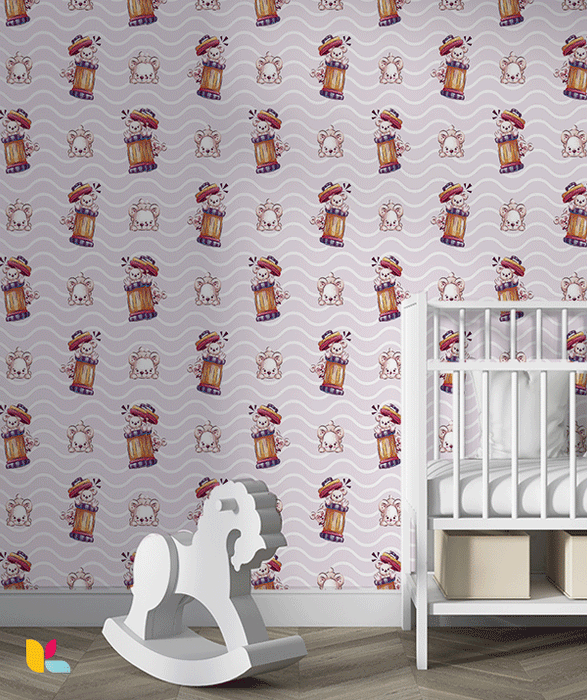 Papier Peint Fantaisie Gourmande – Motifs Ludiques et Enchantés