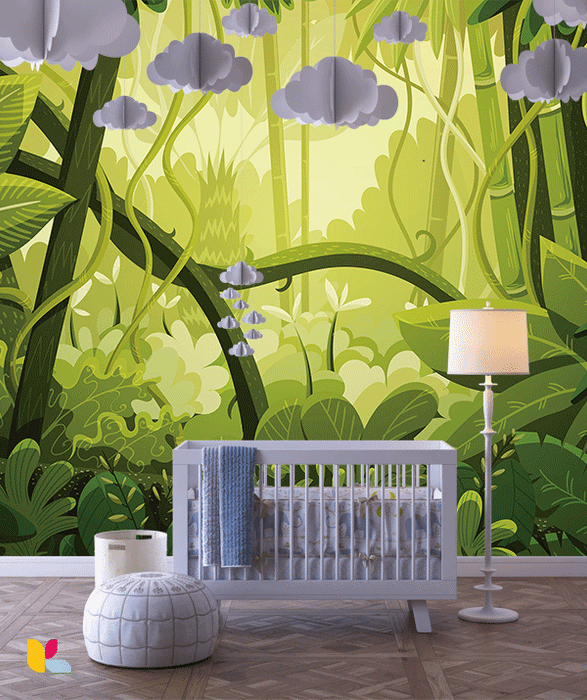 Papier Peint Jungle Verdoyante - Atmosphère Naturelle et Apaisante