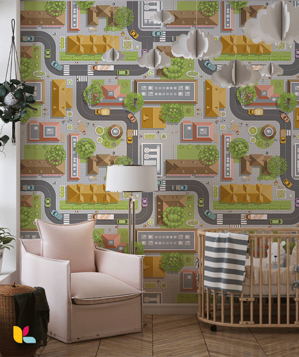 Papier Peint Ville Moderne - Plan Urbain