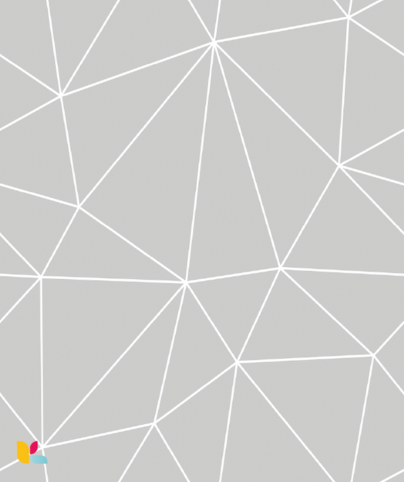 Papier Peint Géométrique Gris Clair - Raffinement Contemporain