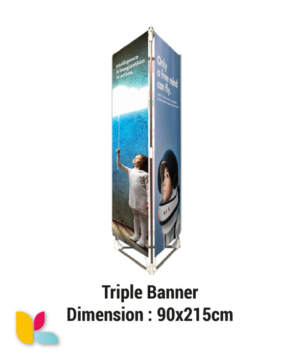 Triple banner to personalize