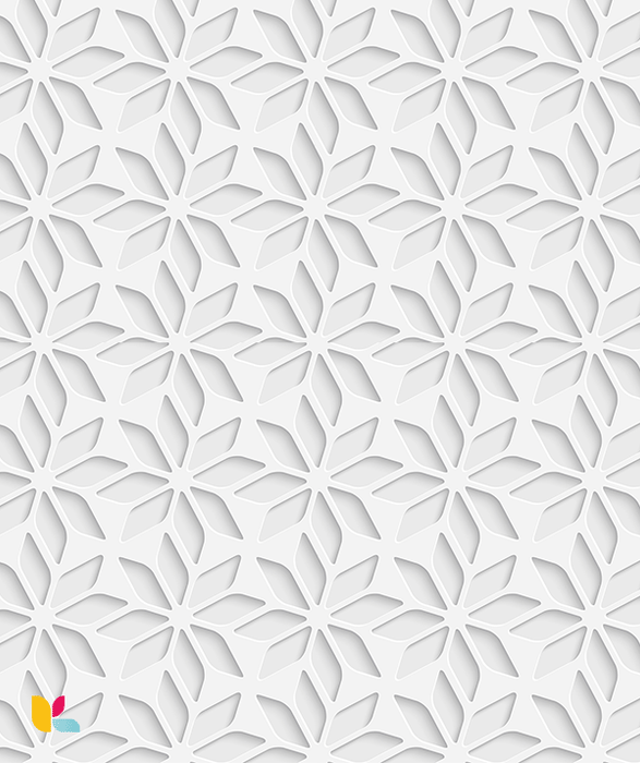 Papier peint 3D - Motif floral moderne