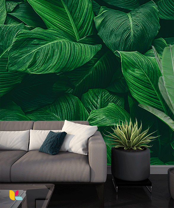 Papier peint jungle tropicale - Feuillages verts et immersion naturelle