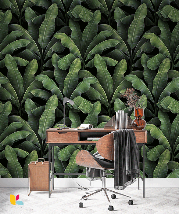 Papier Peint Feuilles Tropicales - Design Exotique et Naturel