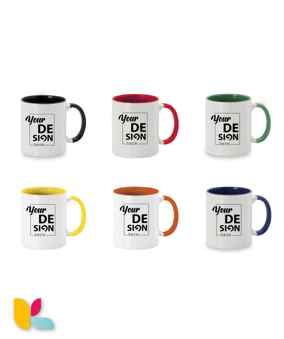 Two-tone mug to personalize