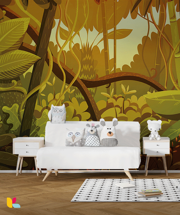 Papier Peint Jungle Luxuriante - Ambiance Nature et Aventure