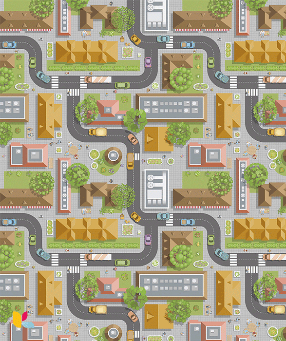 Papier Peint Ville Moderne - Plan Urbain