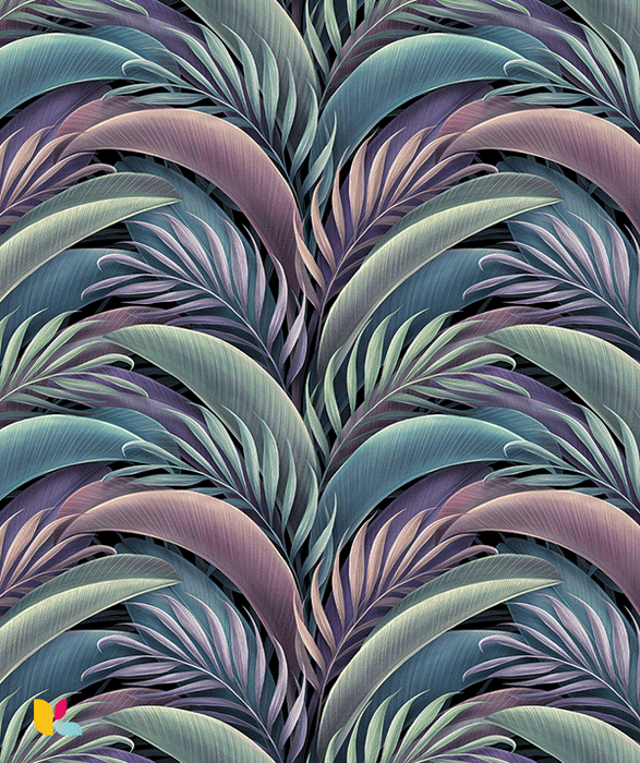 Papier Peint Tropical Pastel