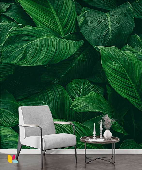 Papier peint jungle tropicale - Feuillages verts et immersion naturelle