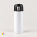 Thermos blanc Easy Lock D314-8 de 350 ml avec couvercle noir, vue studio — Kalmaz