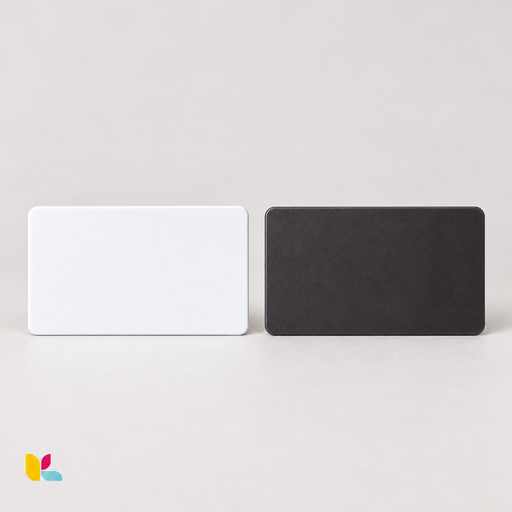 Magnet rectangulaire personnalisable de 5,5 × 9 cm : face blanche sans impression et dos aimanté sombre, référence BXT996-04.