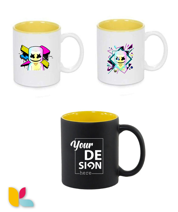 Two-tone magic mug to personalize