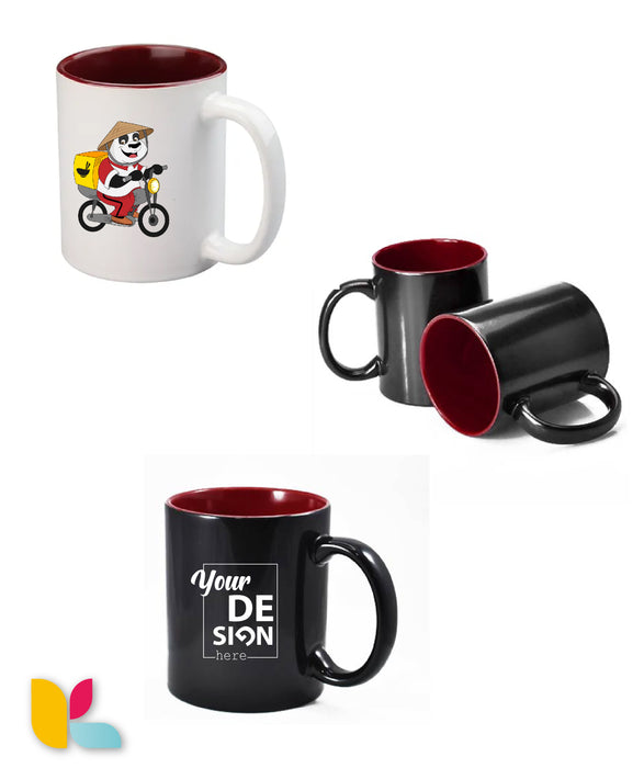 Two-tone magic mug to personalize