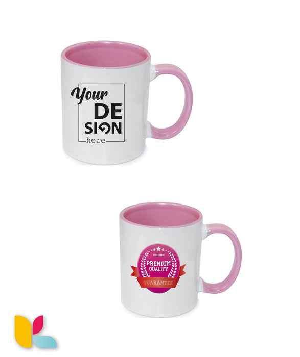 Two-tone mug to personalize