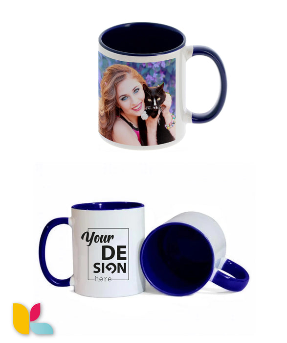 Two-tone mug to personalize